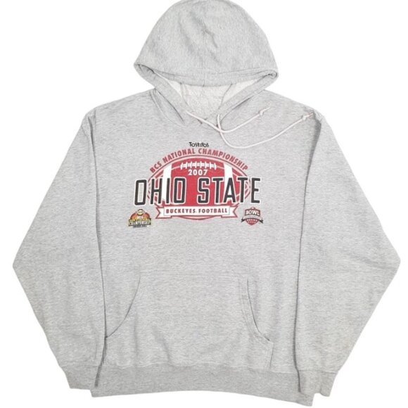 Ohio State bcs Football Spellout 2007 Cotton Sweatshirt shirt unisex Hoodie - Picture 1 of 2